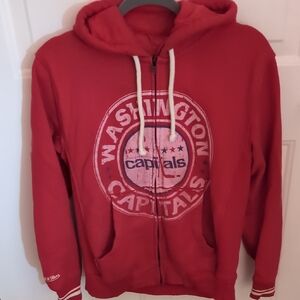Washington Capitals Mitchell & Ness Full-Zip Hoodie